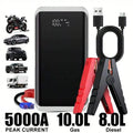 Portable Car Jump Starter 5000A Peak 12V For Gas Vehicles Aurexia off