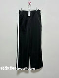 Japanese Students Daily Leisure Loose Sports Jacket Trousers Women's Subculture Y2k Black and White Sweet Spring Sweet Suit Aurexia off