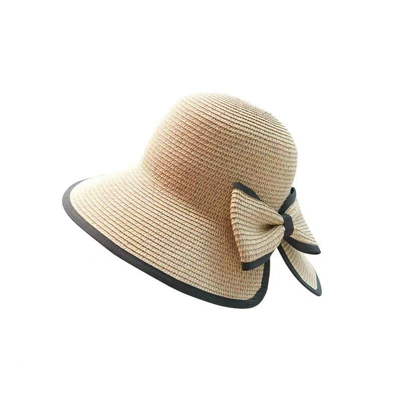 Woven Butterfly Straw Hat - Summer Thin Style Aurexia off