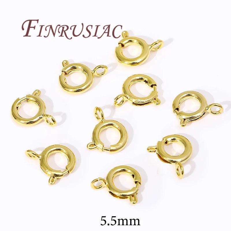 18K Gold Plated Lobster Clasps For Bracelets,Spring Clasps For Jewelry,DIY Jewelry Making Supplies,Connectors Clasp Accessories Aurexia off