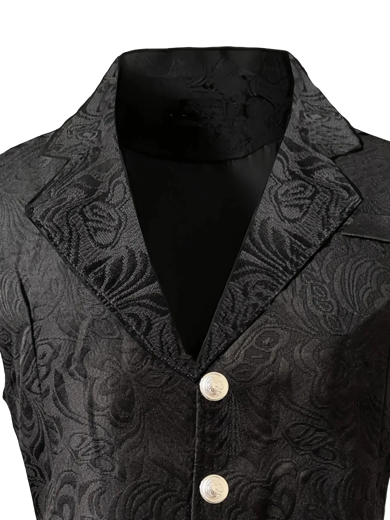 2026 Men's vest retro jacquard vest British style business casual top American style shoulder Aurexia off