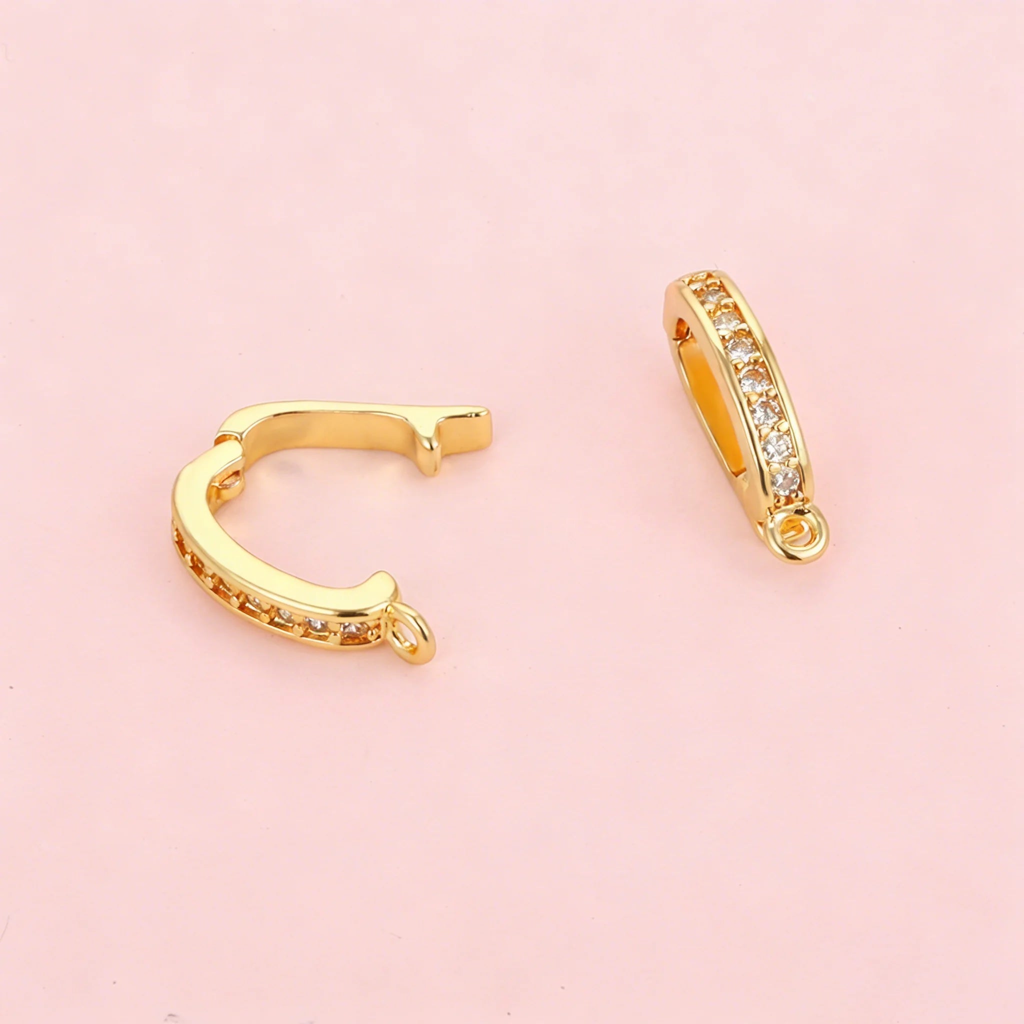 5pcs Fashion Bikini Button Charms Pendant For Jewelry Making Supplies Zircon Diy Earrings Bracelet Necklace Keychain Wholesale Aurexia off