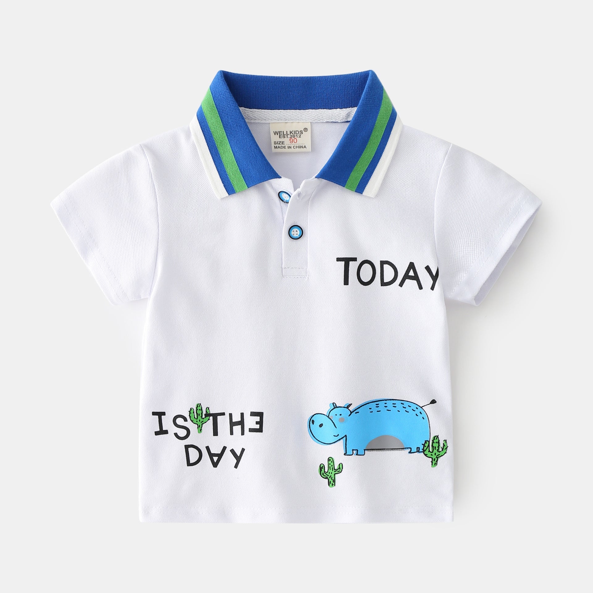 Korean Style Trendy Polo Shirt for Children Aurexia off