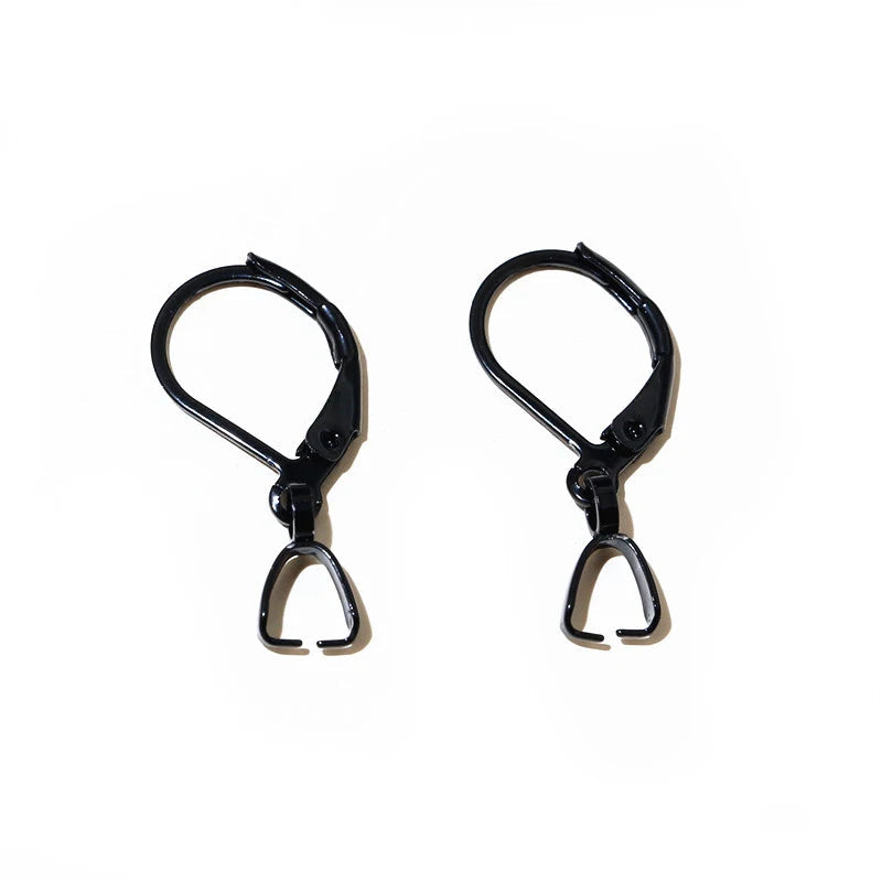 10pcs Earring Hooks Clips with Pinch Clasp for Earrings Stainless Steel Craft DIY Jewelry Making Accessories Findings Aurexia off