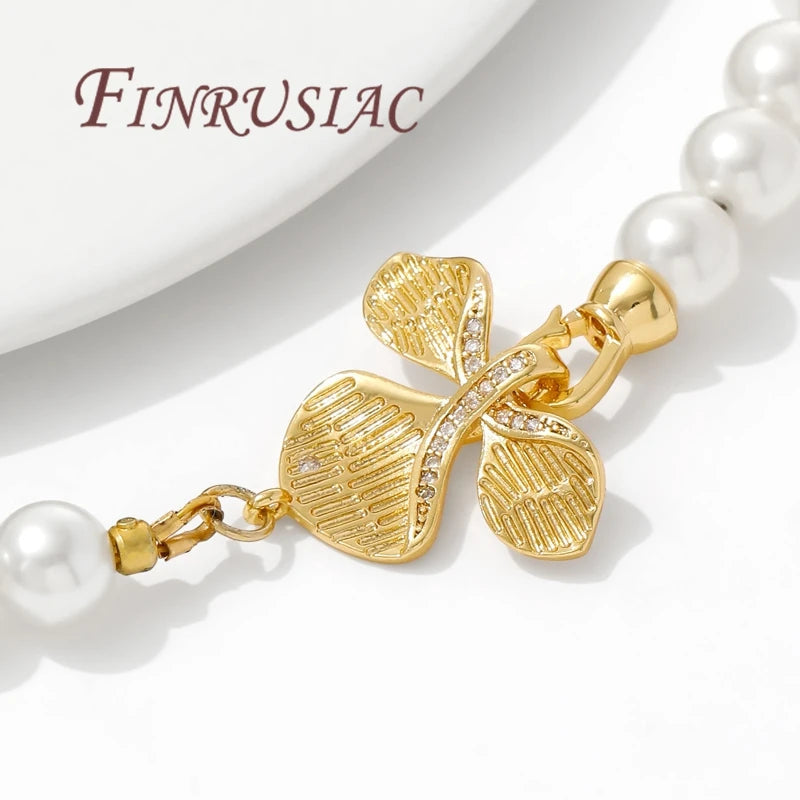 18K Gold Plated Connectors Clasps For Pearl,Bracelet Clasp For Jewelry Making,Necklace Clasp DIY Beading Accessories,Fittings Aurexia off