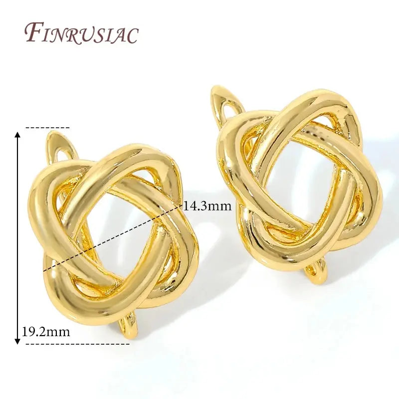 18K Gold Plated,Anti-Allergy Earring Hook Clasps,Supplies For Jewelry,Fasteners Earwires,Earrings Fixtures Accessories Aurexia off
