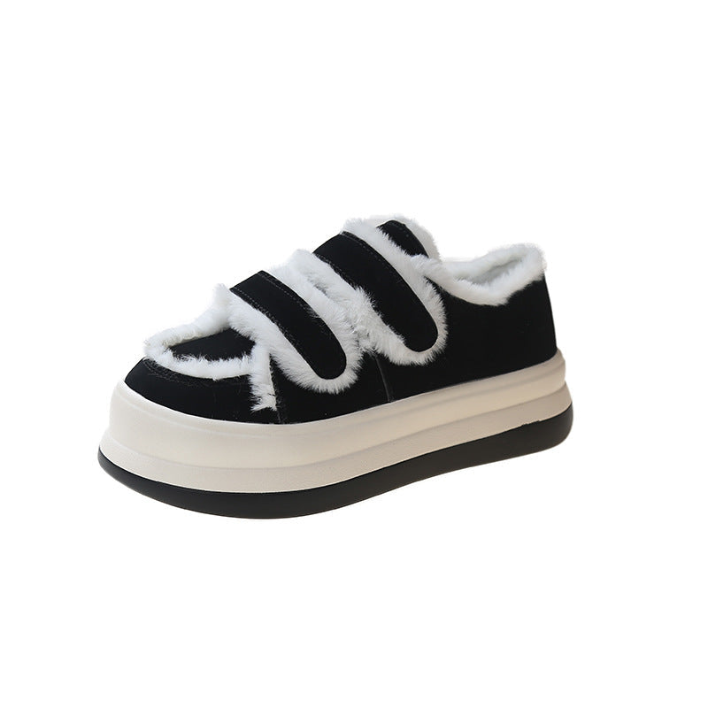 Thickened Fleece Warm Sponge Board Shoes Aurexia off
