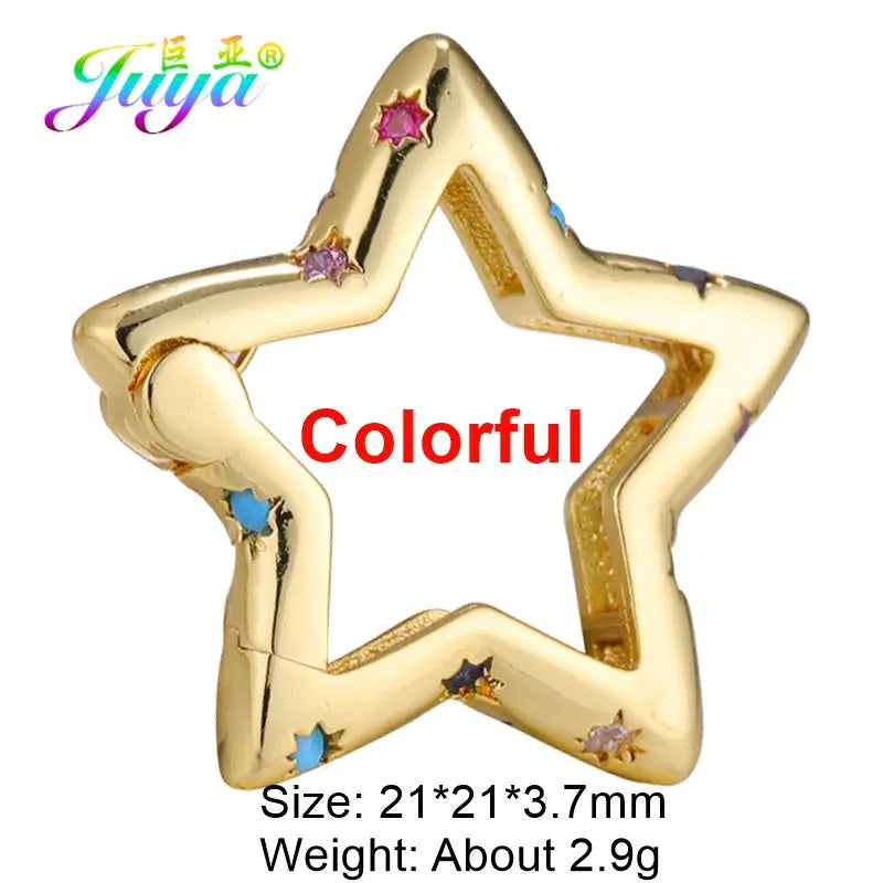 Juya DIY Decoration Carabiner Fastener Spring Lobster Screw Locket Clasps Accessories For Keychain Necklace Making Aurexia off