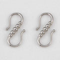 2pcs Stainless Steel Gold Plated Hand-Shape Boat Anchor S-shaped Connection Buckle for DIY Bracelet Clasps Jewelry Accessories Aurexia off