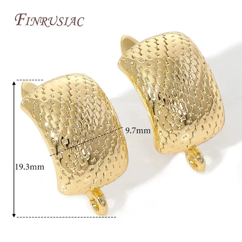 18K Gold Plated,Anti-Allergy Earring Hook Clasps,Supplies For Jewelry,Fasteners Earwires,Earrings Fixtures Accessories Aurexia off