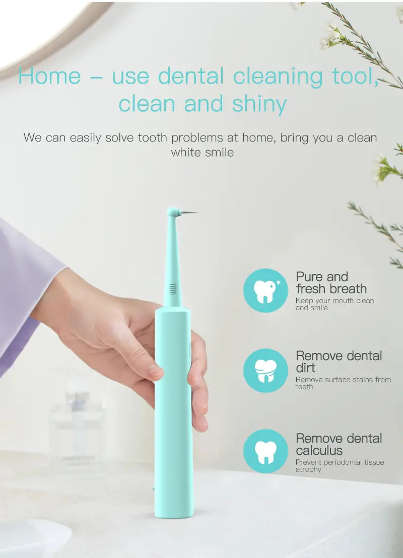 LED Smart Tooth Cleaner with Dual Heads & Multi-Modes Aurexia off