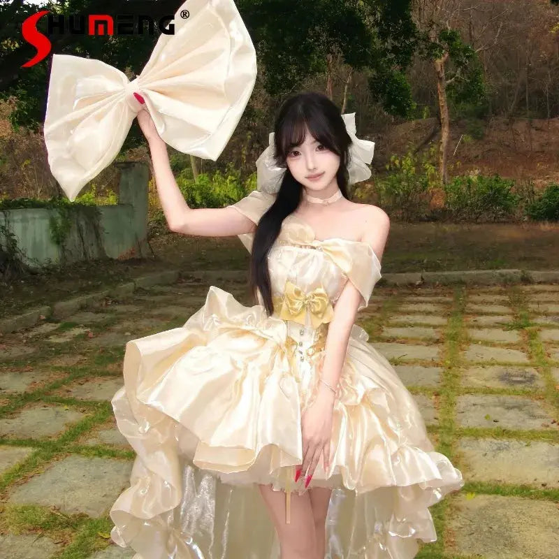Luxury High End Birthday Party Gown Elegant Adult Banquet Princess Evening Dress Japanese Lolita Style Sweet Cute Dresses Ladies Aurexia off