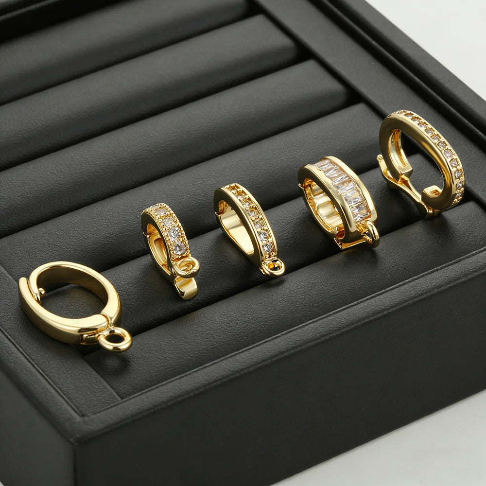 5pcs Fashion Bikini Button Charms Pendant For Jewelry Making Supplies Zircon Diy Earrings Bracelet Necklace Keychain Wholesale Aurexia off
