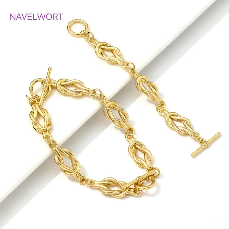 18K Gold Plated OT Clasps Toggle Clasp For Jewelry Making,Brass Bracelet Connector Clasps,For DIY Necklace Making Accessories Aurexia off