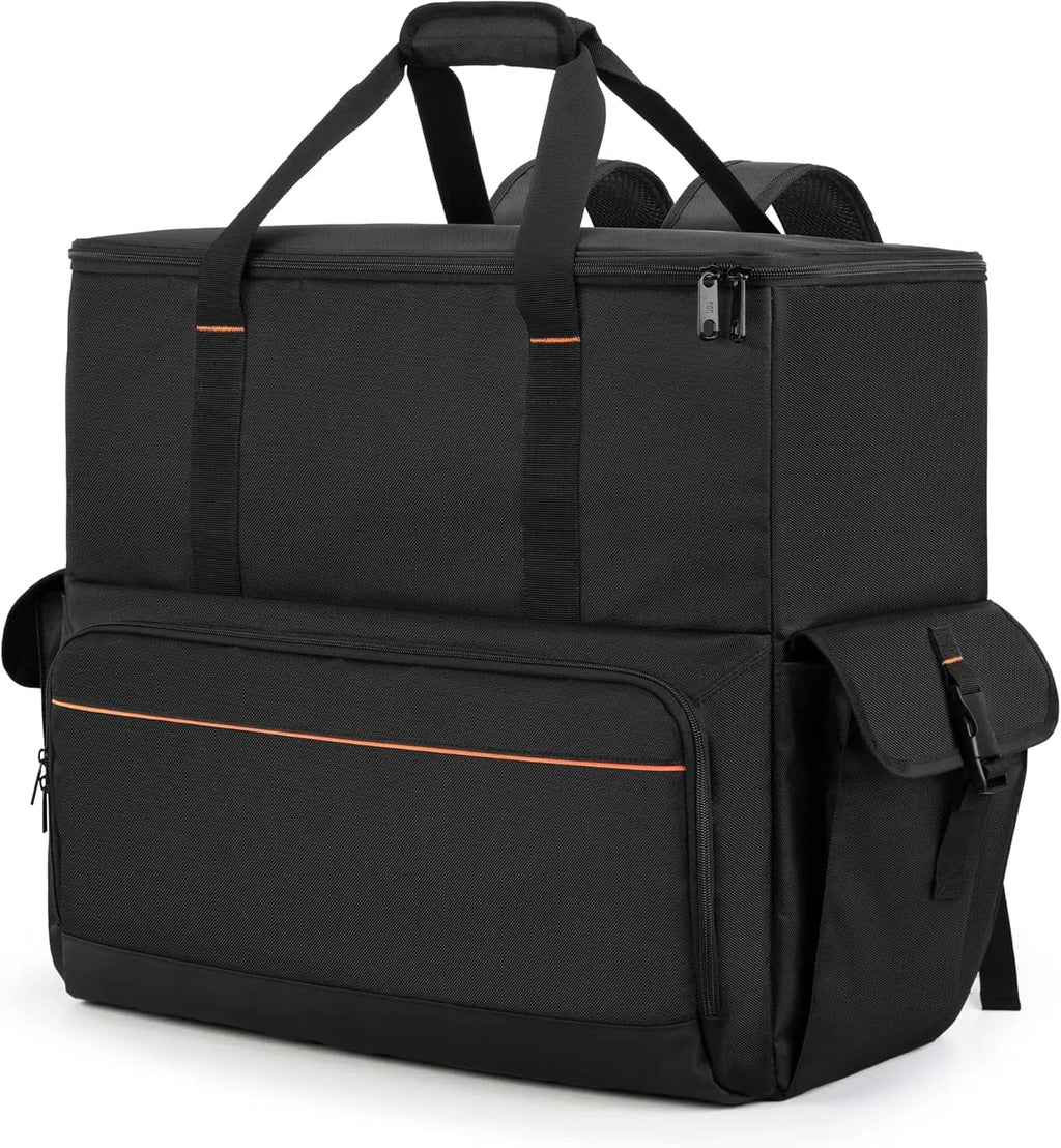 ATX/M-ATX PC Tower Carrying Case Backpack for Computer, Keyboard, Cables, Mouse, Black Aurexia off