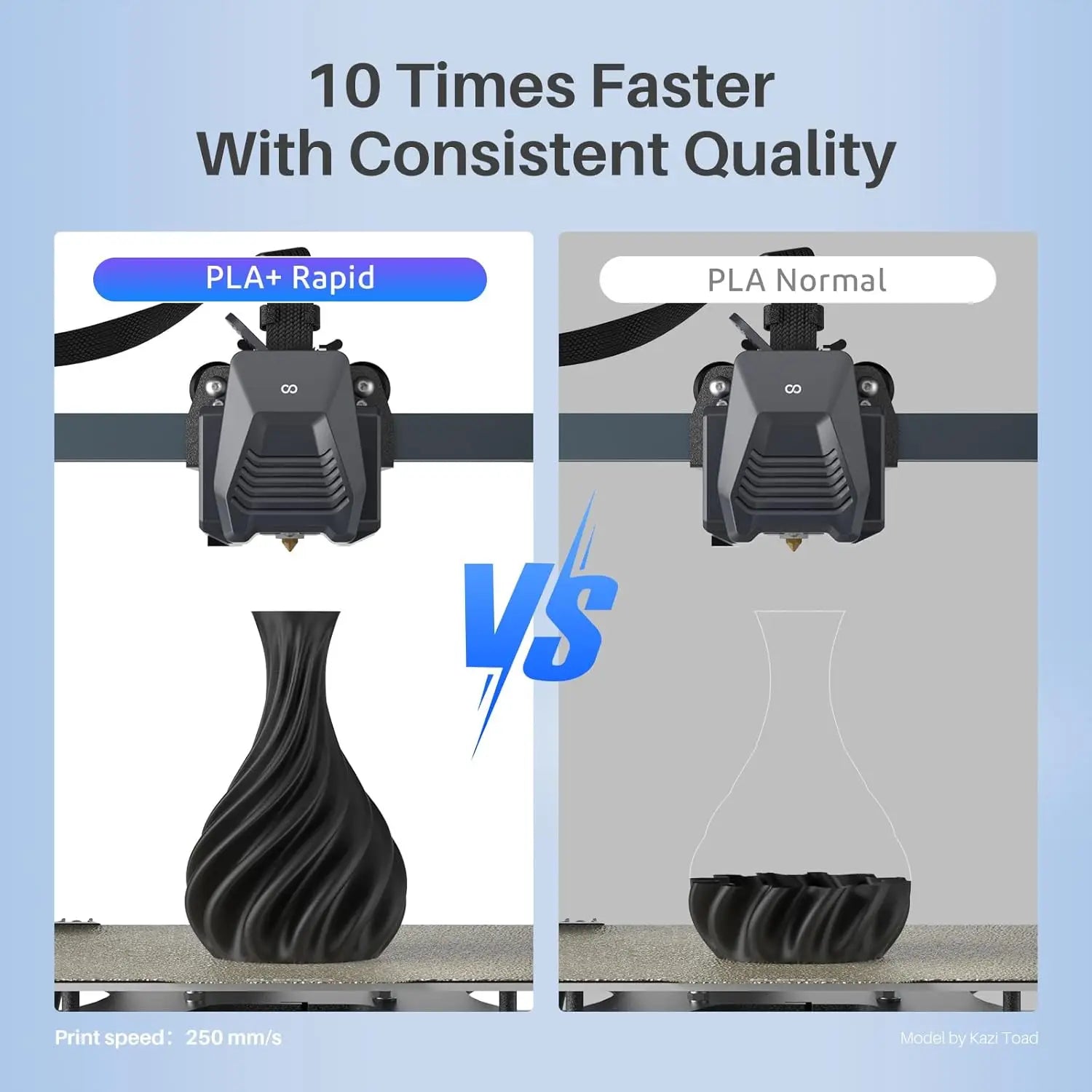 Fast Printing PLA+ 3D Printer Filament Bundle, 1.75mm, 4KG with Dimensional Accuracy +/-0.02mm, Black/White/Blue/Red Aurexia off