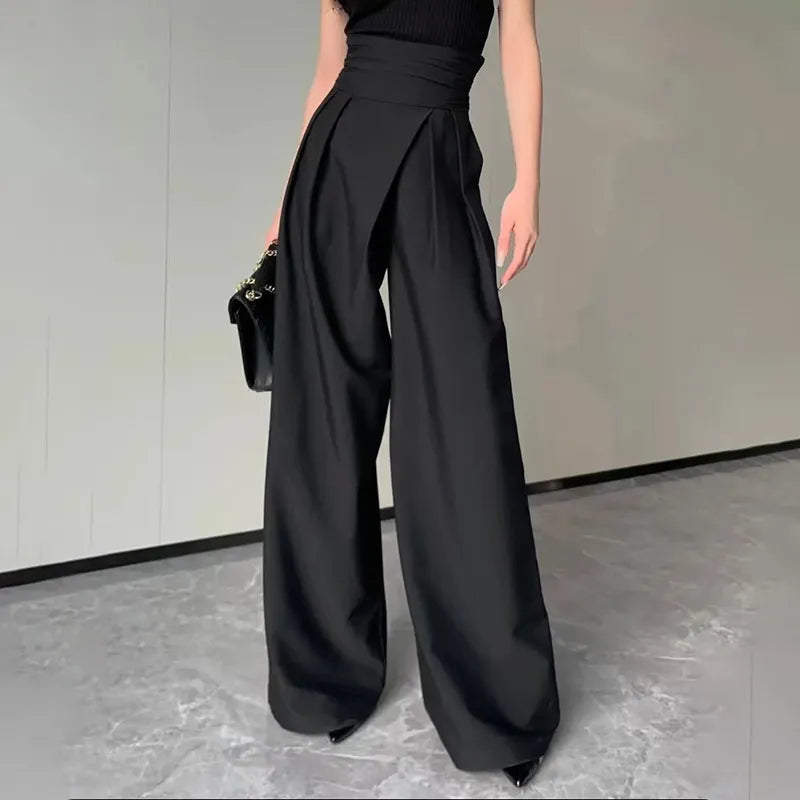 Fashion Drooping Wide-Leg Pants Aurexia off