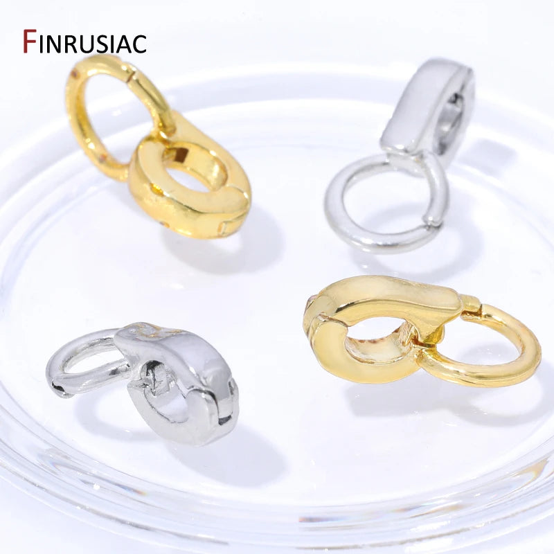 14K Gold Plated Brass Enhancer Pendant Bails Connector for Jewelry Making,Bail for Jewelry,DIY Necklace Bracelet Making Supplies Aurexia off