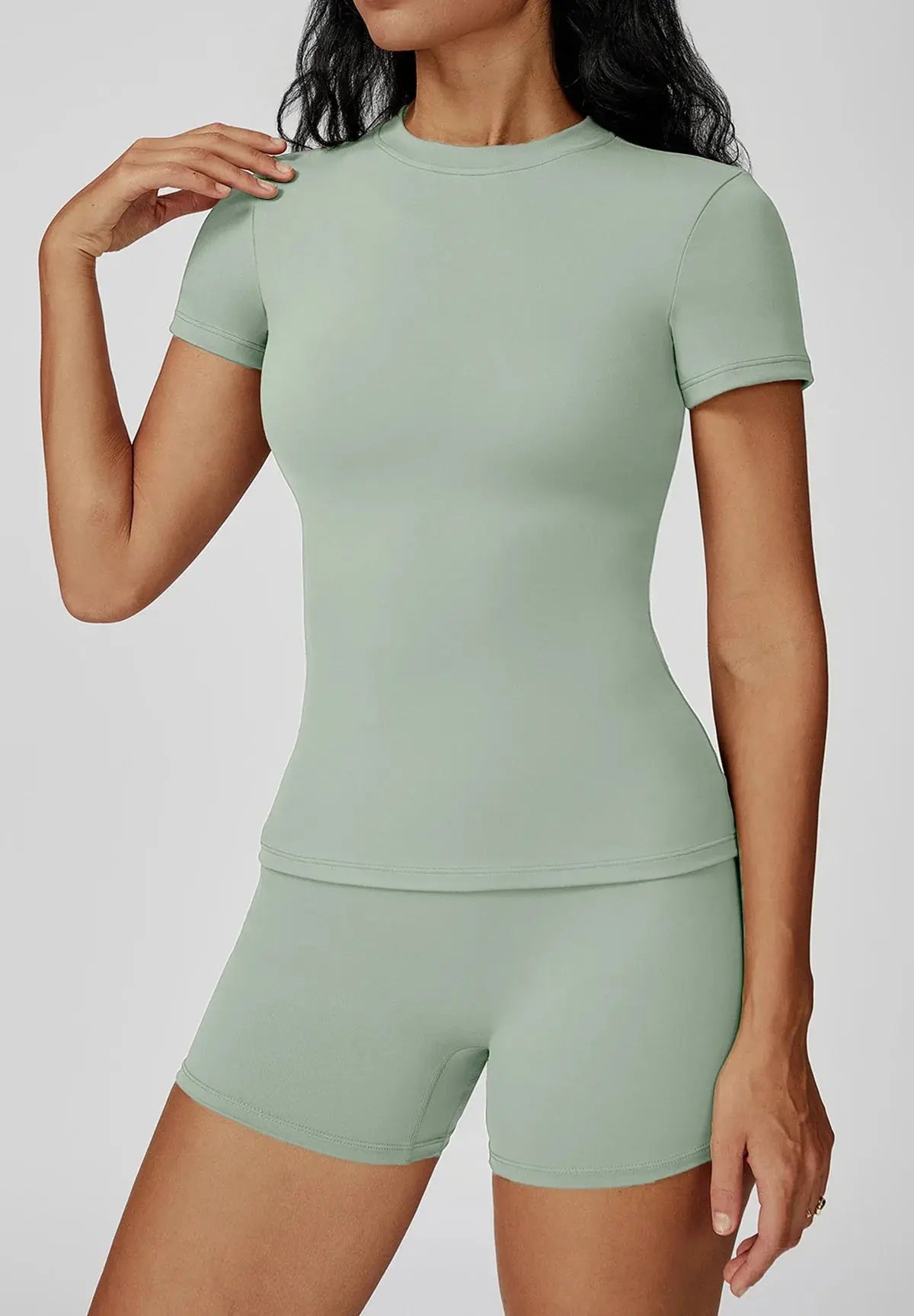 Sports suit for women 2025 new summer Pilates exercise slimming yoga suit professional quick-drying fitness morning jogging suit Aurexia off