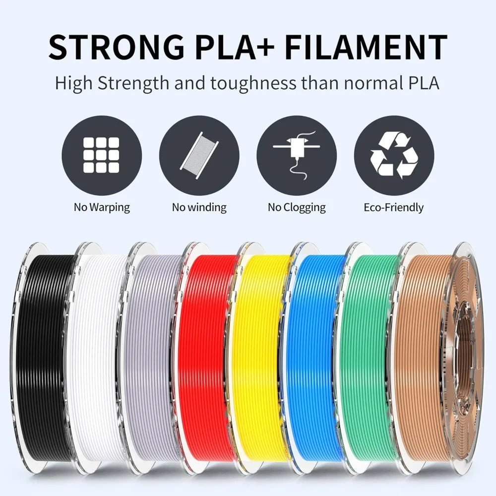 PLA+ Filament 16 Colors Bundle 1.75mm 200g Spools, Dimensional Accuracy +/- 0.02mm Aurexia off