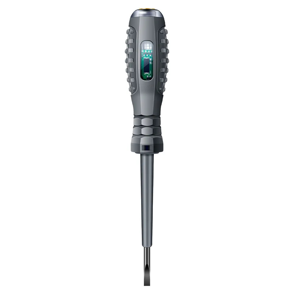 Multifunctional Electrician Test Screwdriver AC Non-contact Induction Test Pen Voltage Tester 70-600V Red Green Induction Lights Aurexia off