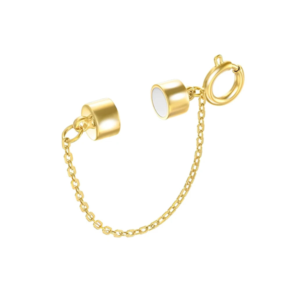5Pcs Magnetic Bracelet Clasps and Closures with Safety Chain Never Fall Bracelet Extender Converter Magnetic Clasps for Women Aurexia off
