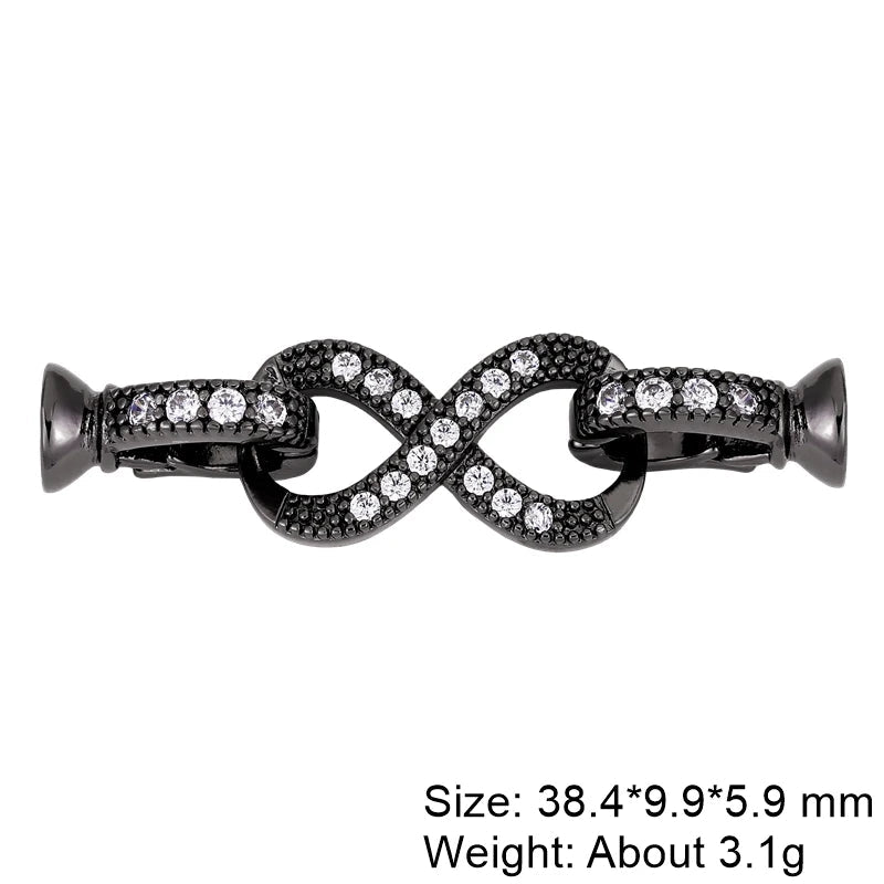 Juya Creative Copper Fasteners Connector Decoration Locks Clasps Accessories For DIY Needlework Beads Gems Pearls Jewlery Making Aurexia off