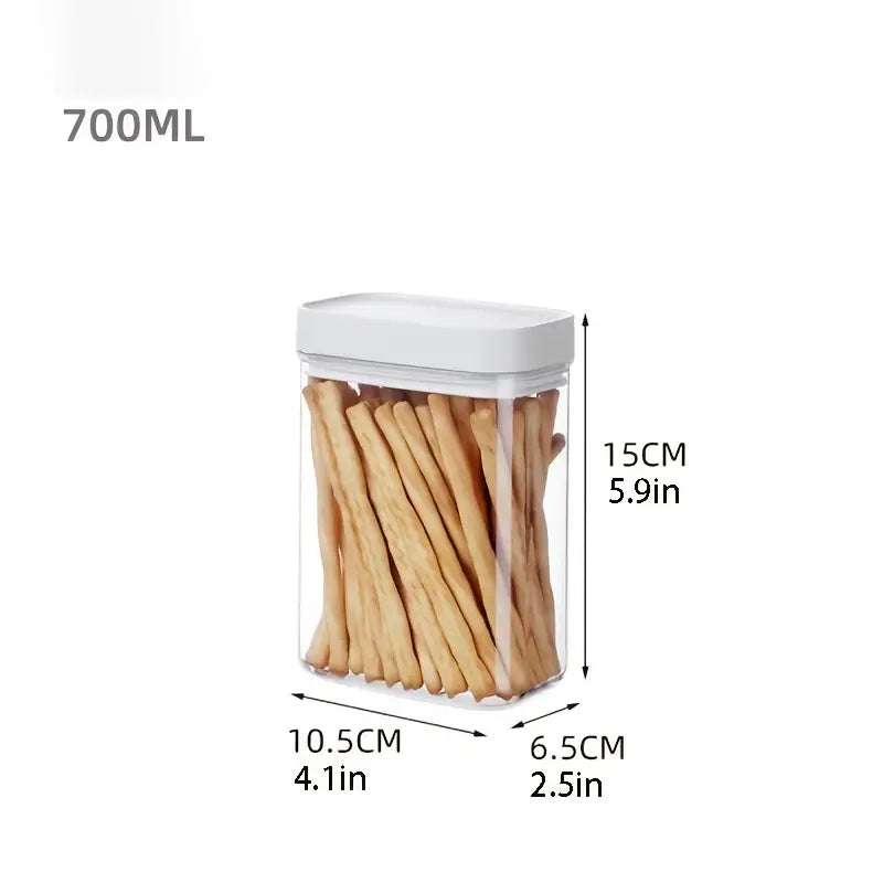 3pc Airtight Food Storage Jars for Kitchen Snacks Aurexia off