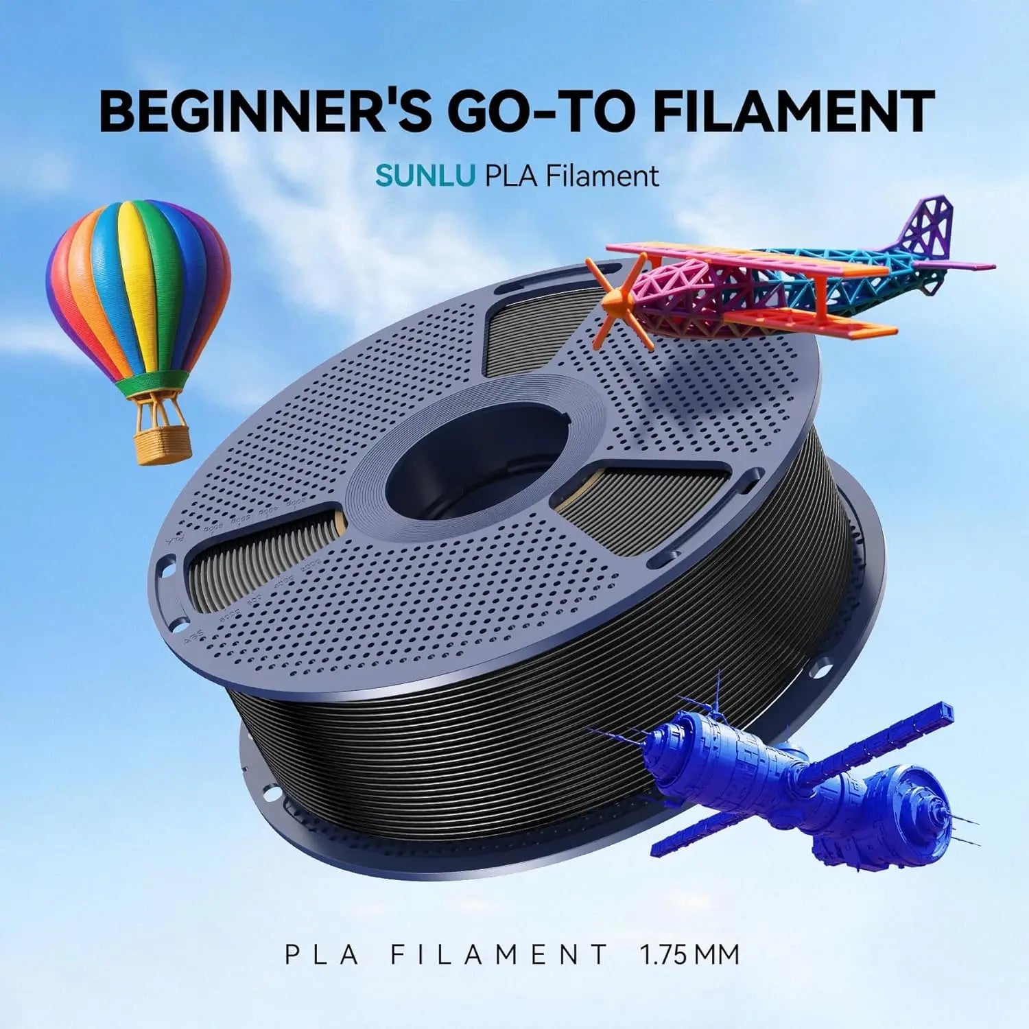 16 Color PLA Filament Bundle, Multicolor 3D Printer Filament 1.75mm, Vacuum Packed, 0.25kg per Spool, Total 4kg Aurexia off