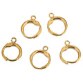 10pcs 12mm Hypoallergenic Earrings Hooks Clasps PVD Never Fade Stainless Steel Earrings Making  Diy Jewelry Accessories Findings Aurexia off