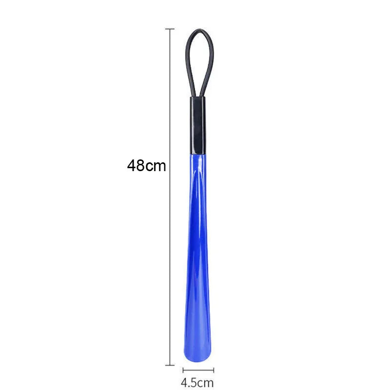 1 pc Extra long flexible plastic shoe horns do not require bending durable shoe spoons for pregnant women wearing shoe assistants