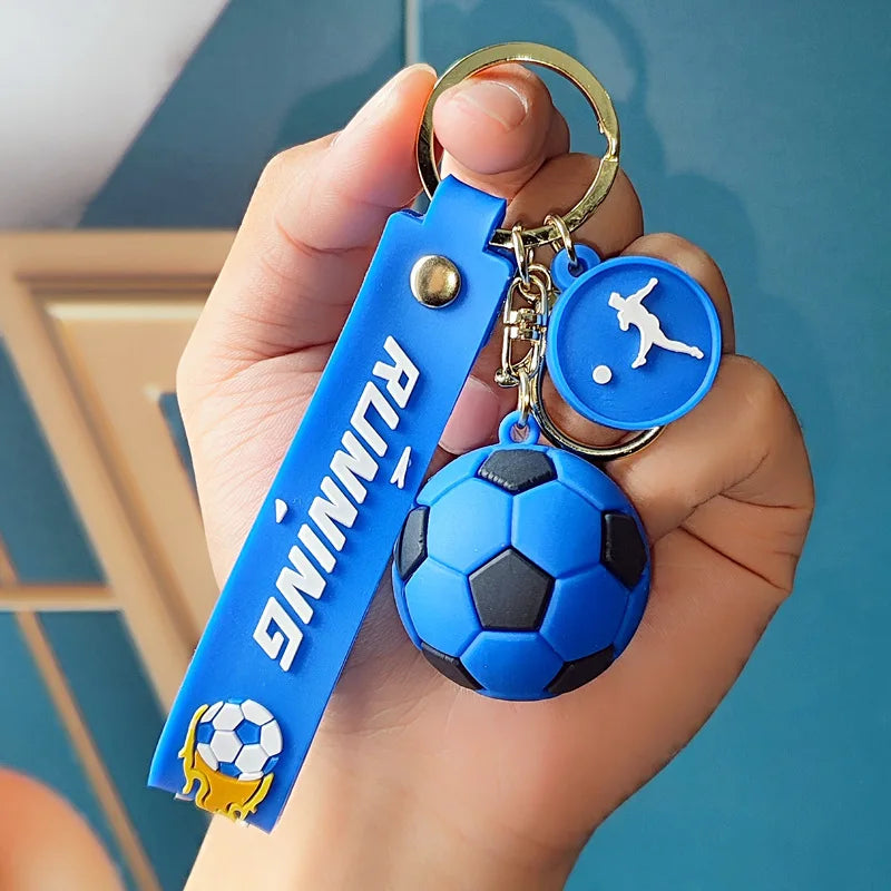 ZAKOL New Trendy Football Key Chain European Cup Accessories Keychain For Decorative Backpack Wholesale Aurexia off