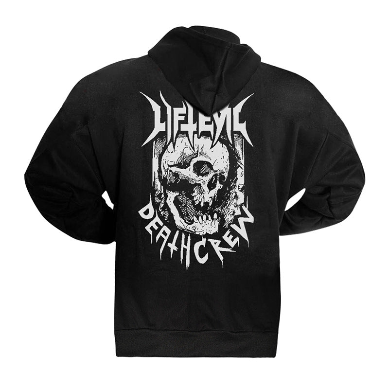Men's Oversized Hoodie with Skull Design (2020 Collection) Aurexia off