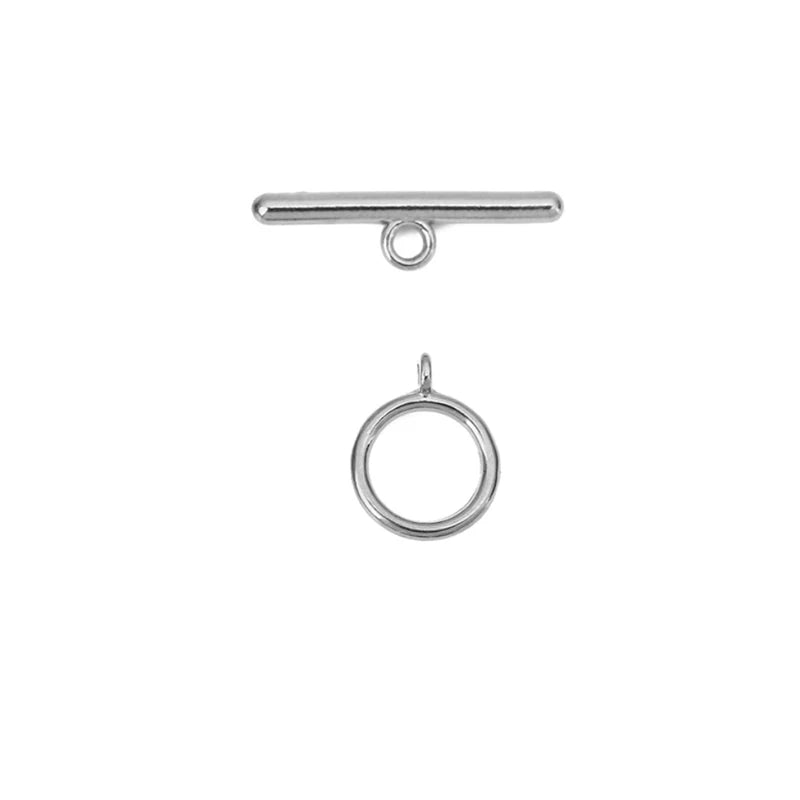 5sets PVD Never Fade Stainless Steel OT Clasps Toggle Bracelet Hooks End Necklace Connectors ForDiy Jewelry Making Accessories Aurexia off