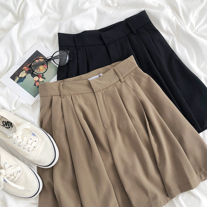 High-Waisted Pleated Wide-Leg Pants for a Chic Look Aurexia off