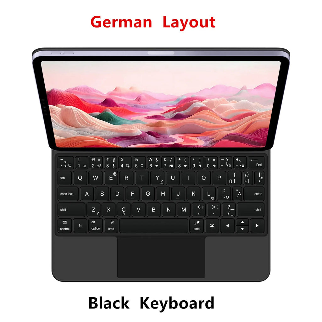 Magic Keyboard Folio For Xiaomi Pad 7 2024 Mi Pad 7 Pro 11.2" Tablet Smart Case for Xiaomi Pad 8 Spanish German keyboard cover Aurexia off