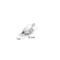 5 Pcs Titanium Steel Necklace Buckles Stainless Steel Saddle Buckle Non Rusting DIY Pearl Necklace Connecting Jewelry Making Aurexia off