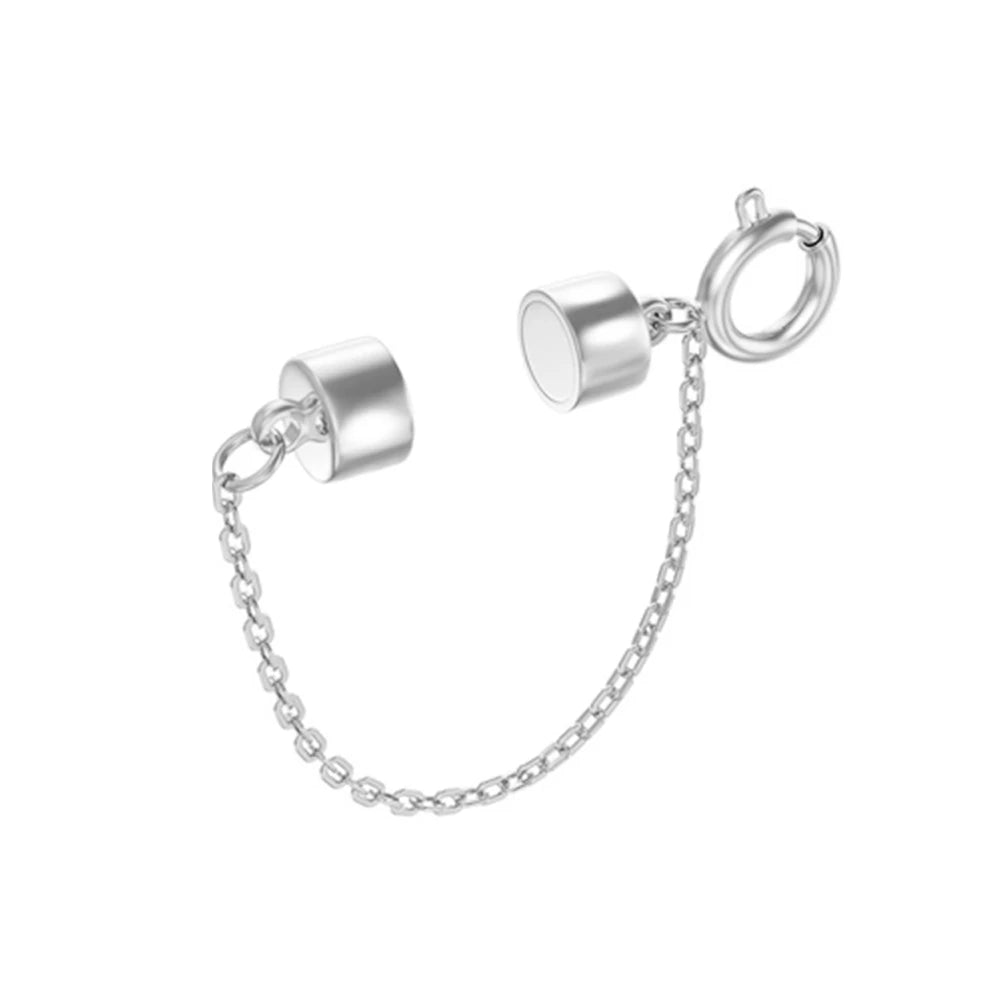 5Pcs Magnetic Bracelet Clasps and Closures with Safety Chain Never Fall Bracelet Extender Converter Magnetic Clasps for Women Aurexia off