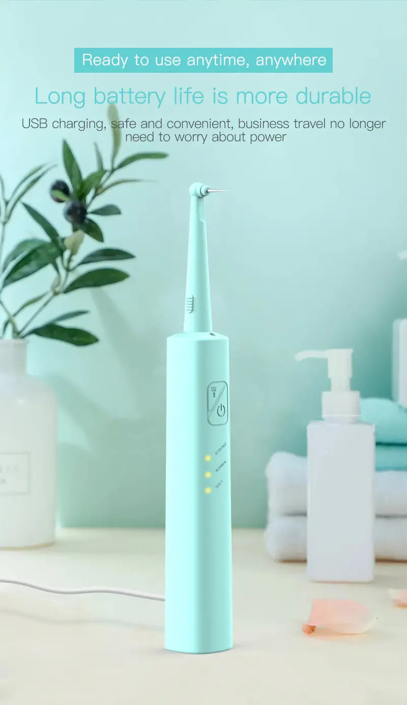 LED Smart Tooth Cleaner with Dual Heads & Multi-Modes Aurexia off