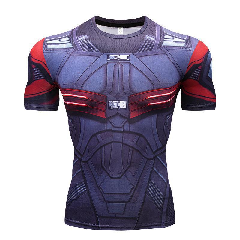 Marvel DC Superheroes 3D Digital Print T-Shirt Aurexia off