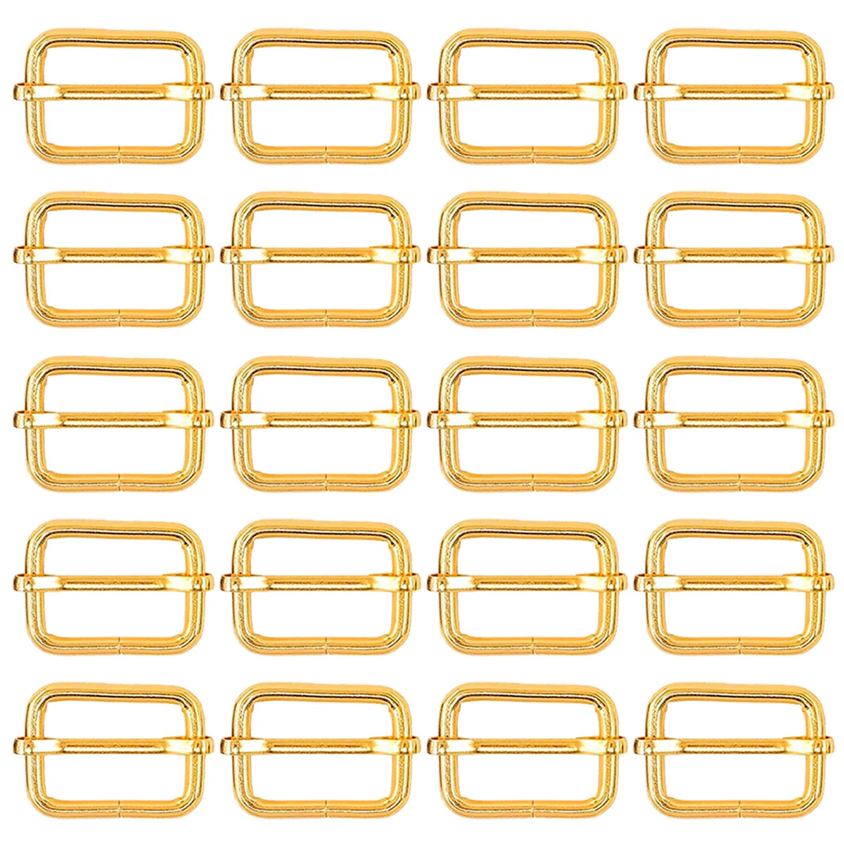 40/70/100 Pcs 25MM 3 Way Sliding Buckles, Adjustable Metal Webbing Buckle for Backpacks, Dog Collars, Purses and Bag Making Aurexia off