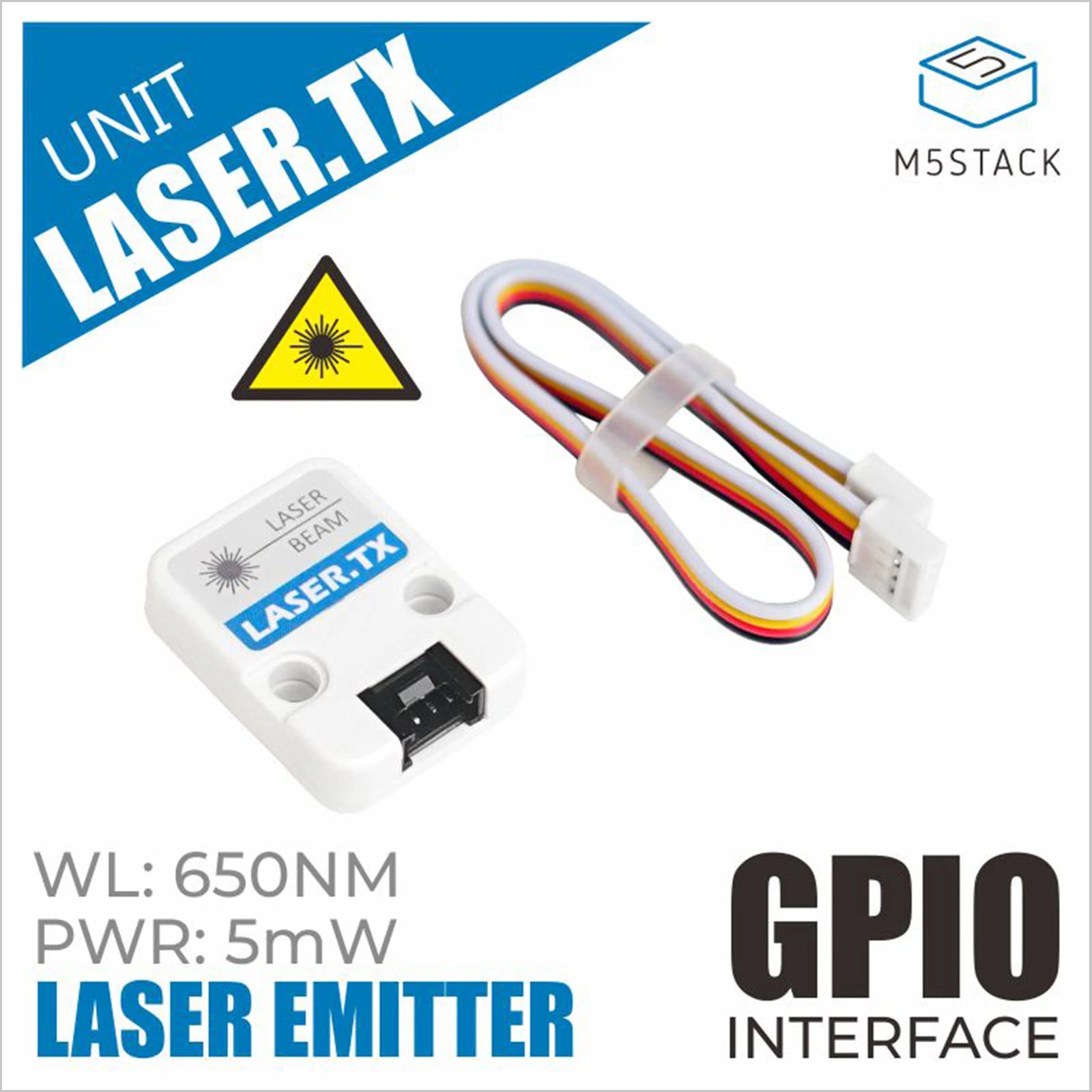 M5Stack Official Laser.Tx - a Laser Emitter Unit Aurexia off