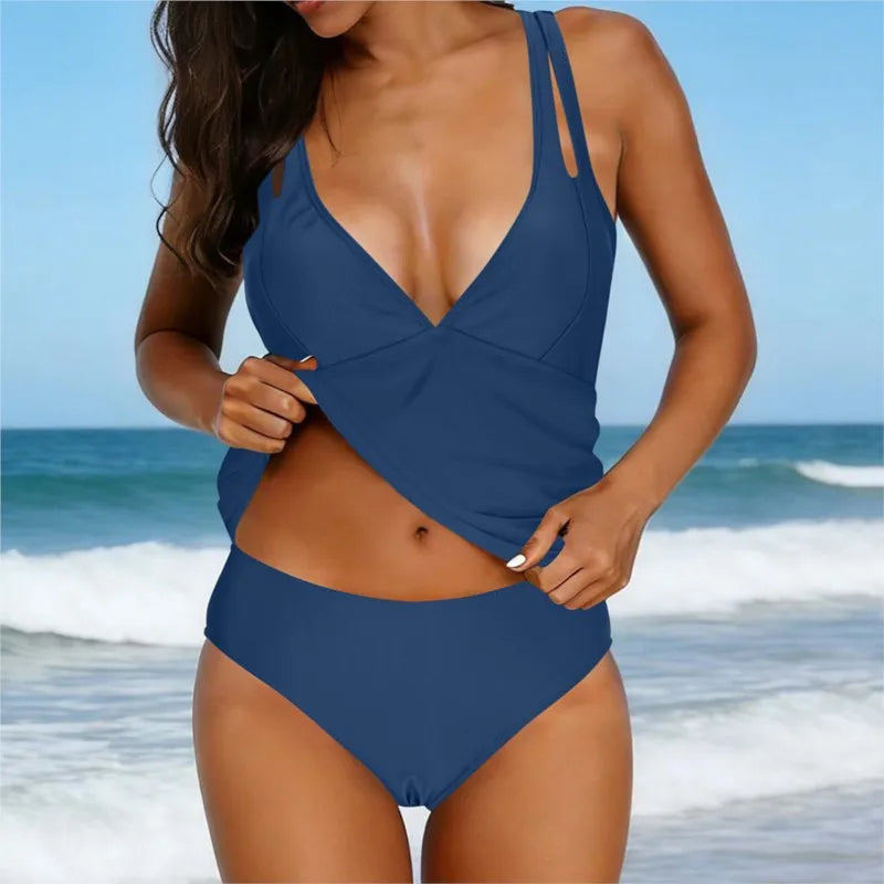 Swimwear Women Swimsuit Sexy Tankini New Push Up Bikinis Set Brazilian Bathing Suit Beachwear Biquini Two Piece Suits 2026 Aurexia off