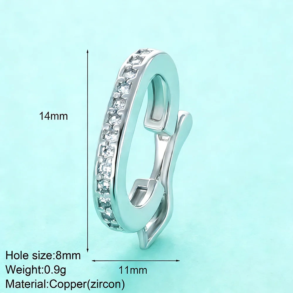 5pcs Fashion Bikini Button Charms Pendant For Jewelry Making Supplies Zircon Diy Earrings Bracelet Necklace Keychain Wholesale Aurexia off