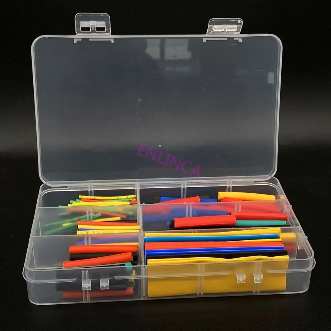 127-750pcs Heat-shrink Tubing  Thermoresistant  Tube Heat Shrink   Wrapping Kit Electrical Connection Wire Cable Insulation Sleeving Aurexia off