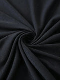 Black Casual Short-Sleeve T-Shirt Aurexia off
