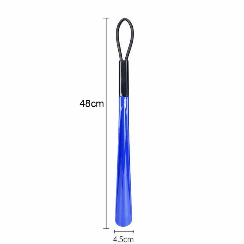 1 pc Extra long flexible plastic shoe horns do not require bending durable shoe spoons for pregnant women wearing shoe assistants
