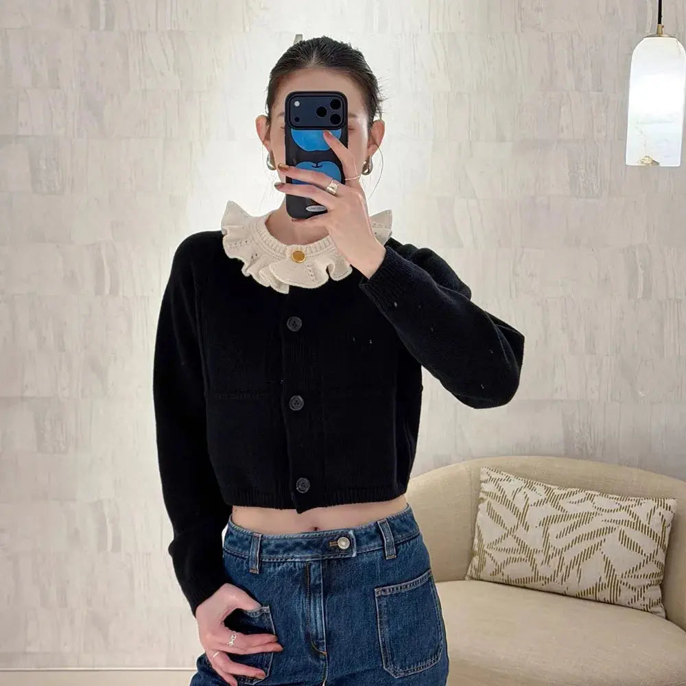 High Quality 2026 model women's cardigan coat with casual long sleeves is suitable for wearing in spring and autumn xy25121375 Aurexia off