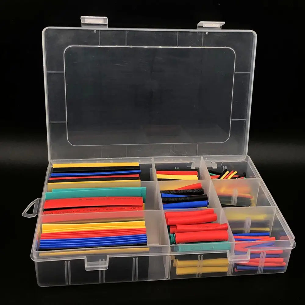 127-750pcs Heat-shrink Tubing  Thermoresistant  Tube Heat Shrink   Wrapping Kit Electrical Connection Wire Cable Insulation Sleeving Aurexia off