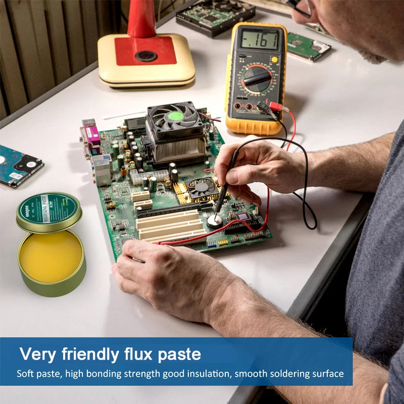 Solder Paste Rosin Flux 10g/30g/100g Lead-free Welding Flux Iron Repair Welding Paste Soldering Tin Soldering Oil Soldering Flux Aurexia off